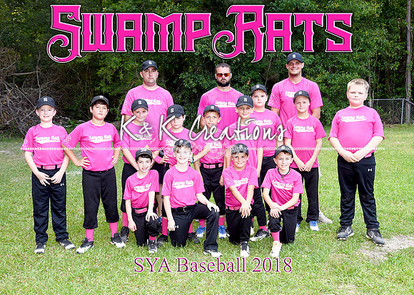 5x7 sya swamp rats 9-10boys team
