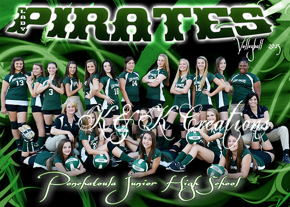 5x7 PACKAGE TEAM VOLLEYBALL