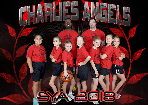 5X7 CHARLIES ANGELS TEAM