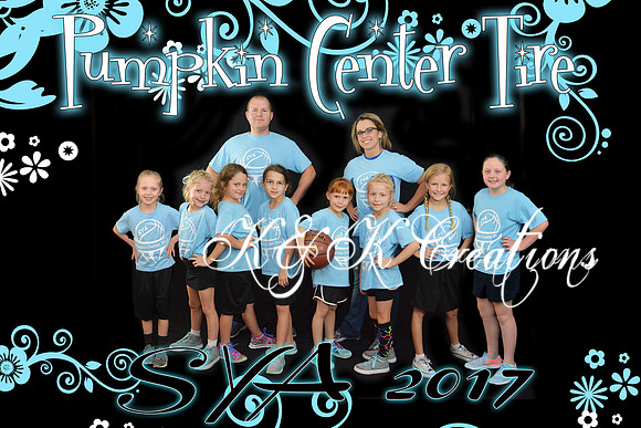 8X12 PUMPKIN CENTER TIRE TEAM