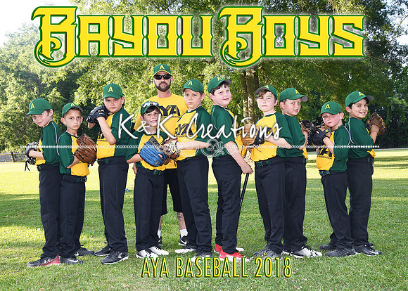 5x7 bayou boys 9-10 Boys #3 AYA Team