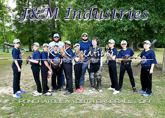 5x7 boys 11-12 j&m industries team
