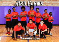 5X7 RED CLAWS TEAM