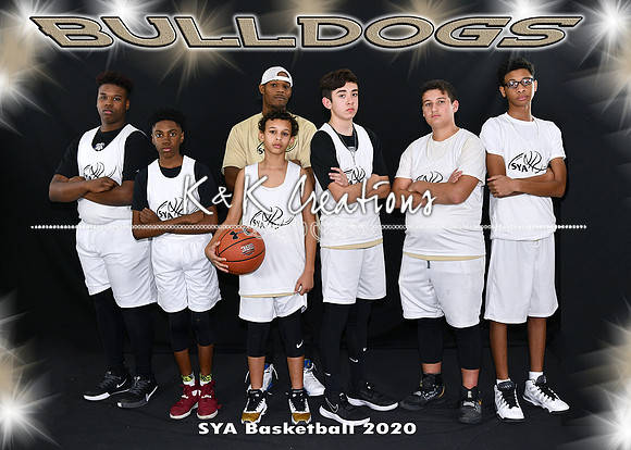 5X7 13-14boys Bulldogs team