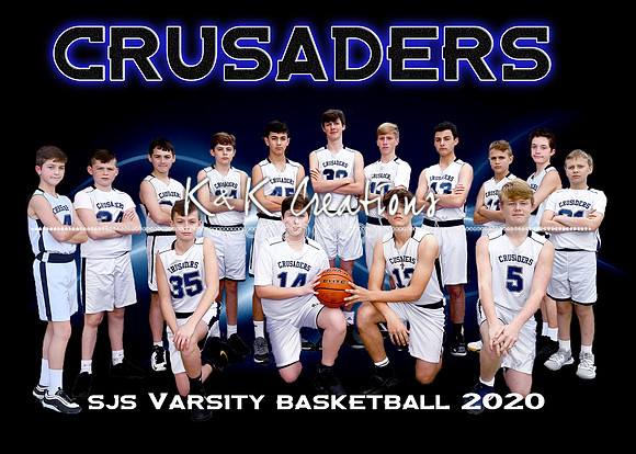 5x7 sjs varsity BOYS basketball 2020 team