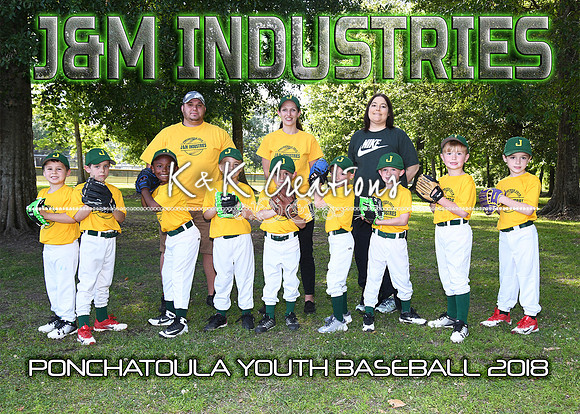 5X7 6CP J&M INDUSTRIES TEAM