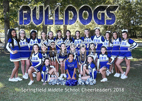 5x7 sms cheerleaders team