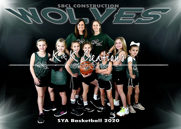 5X7 7-8 SBCL WOLVES TEAM