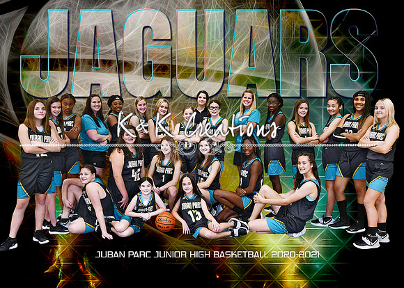 5x7 juban parc girls basketball team