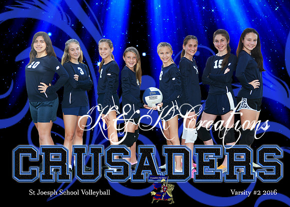 5x7 VARSITY 2 VOLLEYBALL TEAM