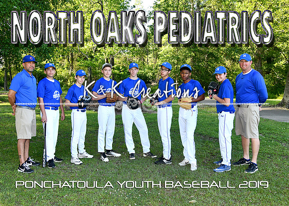 5x7 boys 13-14 north oaks pediatrics team