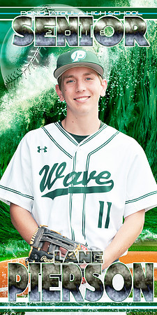 LANE PIERSON SENIOR BANNER