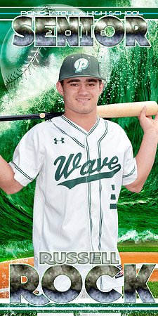 RUSSELL ROCK SENIOR BANNER