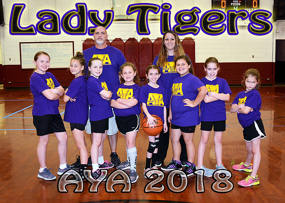 5x7 7-9Girls #3 Lady Tigers