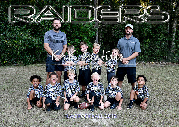 5X7 RAIDERS FLAG FOOTBALL TEAM 2019