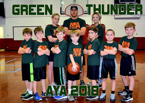 5x7 7-8 Boys #4 Green Thunder Team