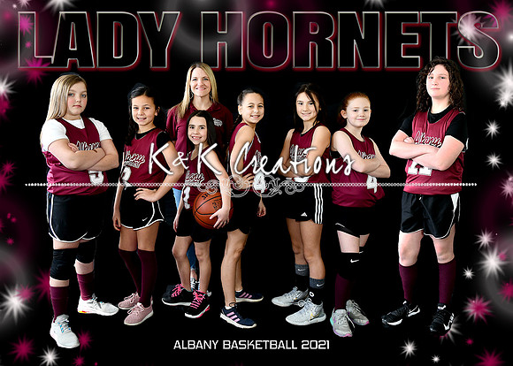 5x7 girls 9-10 #5 lady hornets ashley casteel