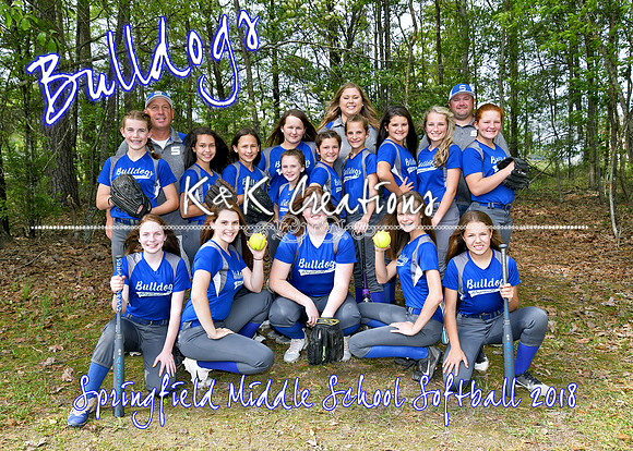 5x7 SMS Softball Team