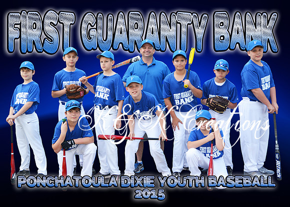 5X7 FIRST GUARANTY BANK 11 12 BOYS TEAM