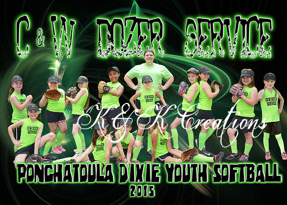 5x7 c&w dozer service TEAM 7-8girls