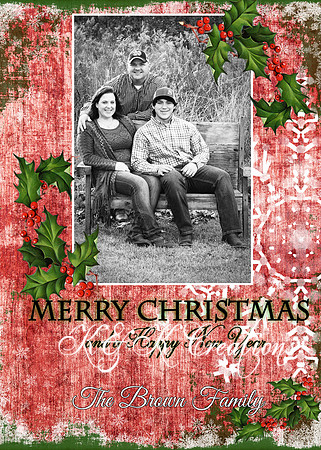 BROWN FAMILY CARD
