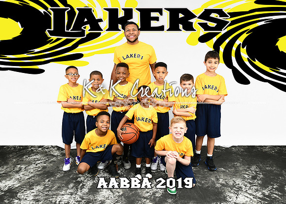5X7 LAKERS AABBA TEAM