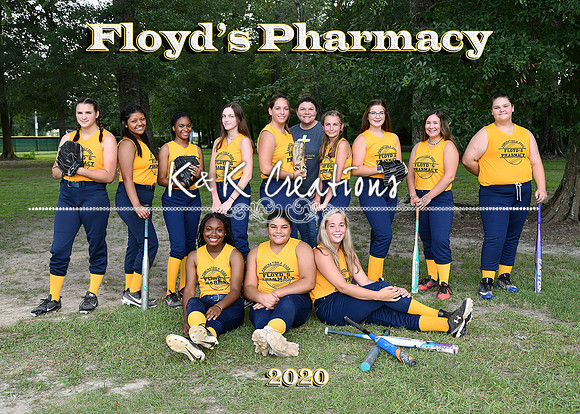 5x7 13-18 girls floyds pharmacy team