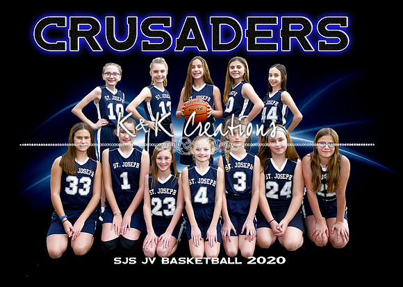 5x7 sjs jv girls basketball 2020 team