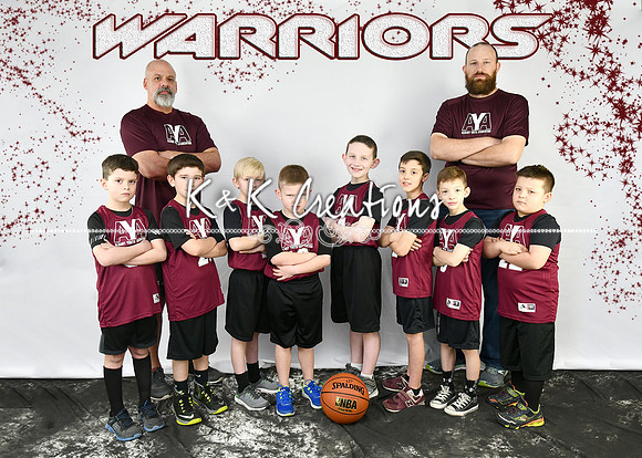 5x7 Boys 6-7 Team 2 WARRIORS TEAM