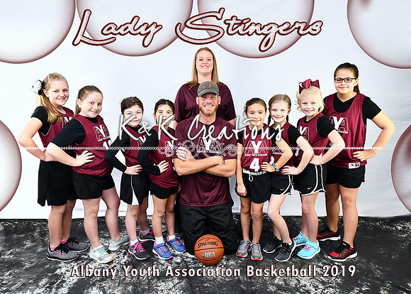 5x7 Girls 7-8 team 4 LADY STINGERS TEAM