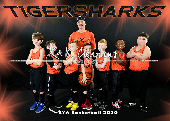 5X7 7-8 TIGERSHARKS TEAM