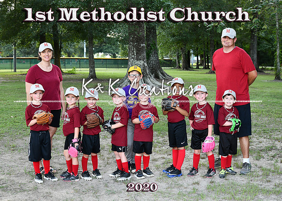 5x7 tball 1st methodist church team