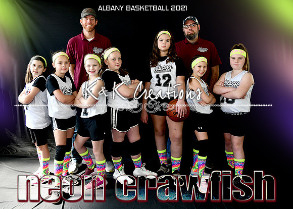 5x7 girls 9-10 Neon Crawfish Dustin Cunnigham