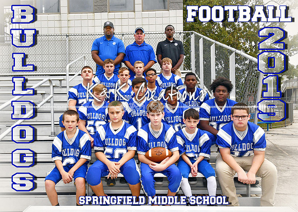 5x7 sms football team