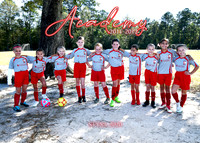 5X7 academy girls team