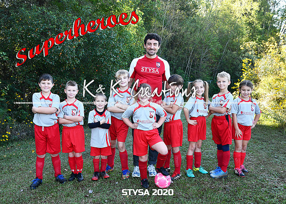 5x7 7-8U Bonfiglio SUPERHEROES TEAM
