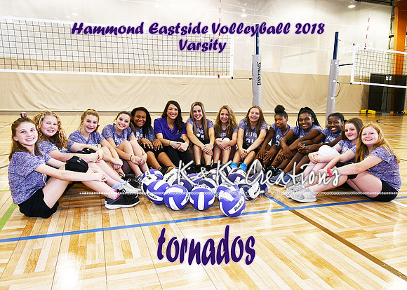 5x7 Eastside Varisty Volleyball  yearbook