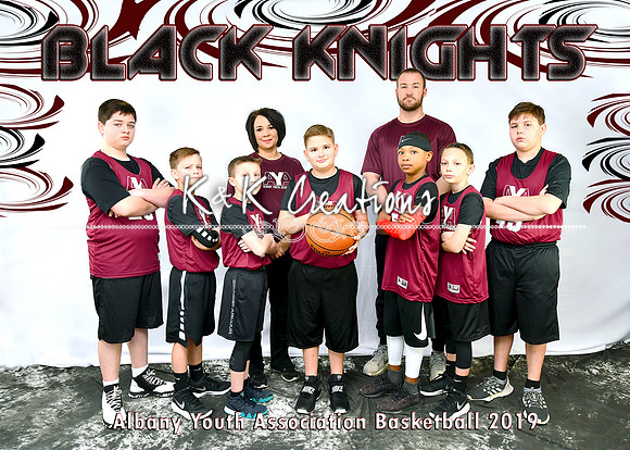 5x7 boys 10-11 Team 2 BLACK KNIGHTS