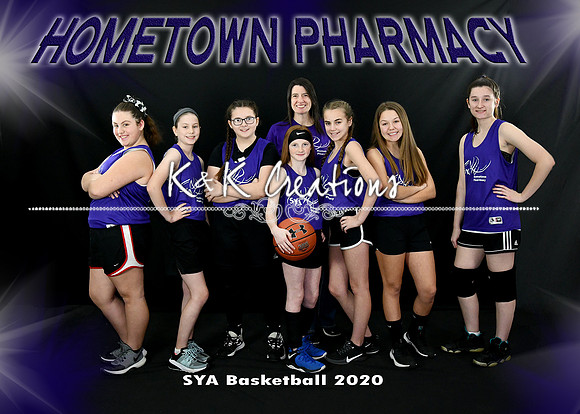 5X7 11-14GIRLS HOMETOWN PHARMACY TEAM
