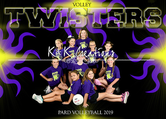 5x7 Volley Twisters Team Coach Heather