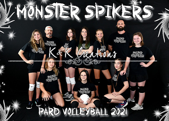 5X7 13-17 MONSTER SPIKERS TEAM