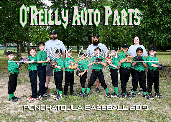 5x7 boys 7-8 O Reilly Auto Parts Team