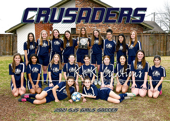 5x7 girls soccer sjs team