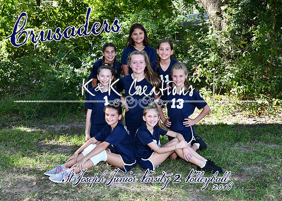 5x7 SJS JV 2 VOLLEYBALL TEAM