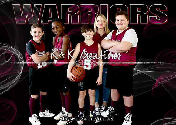 5x7 boys10-11 #1 warriors ashley team
