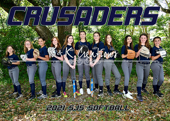 5x7 sjs softball team 2021