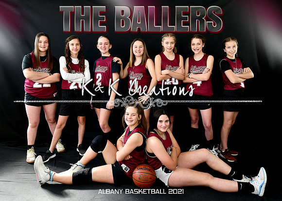 5X7 GIRLS 11-13 #3 THE BALLERS TEAM
