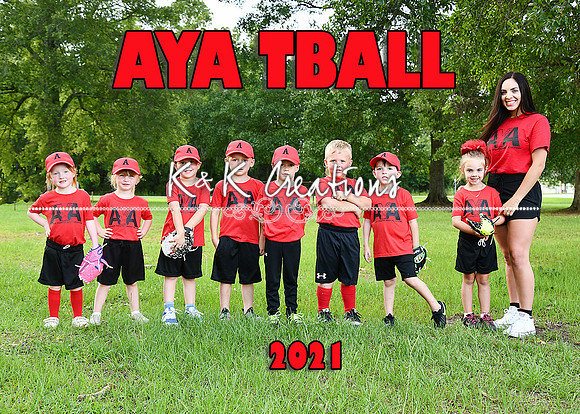 5X7 TBALL #5 DAKOTA TEAM