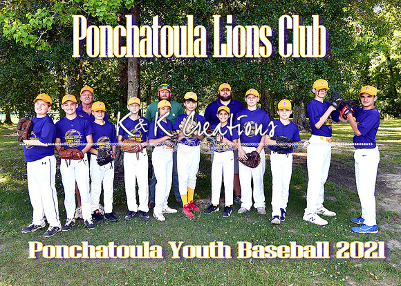 5x7 1314 boys ponchy lions club team