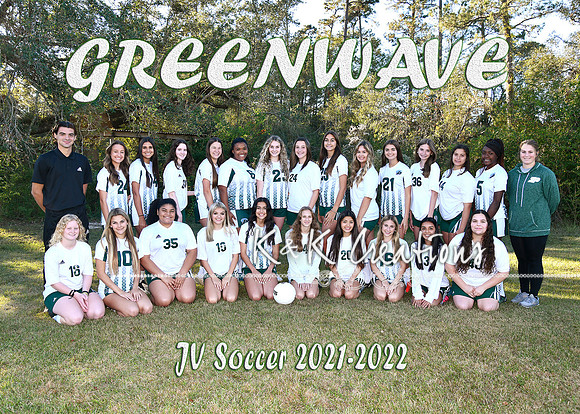 5x7 jv girls soccer team